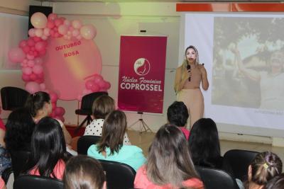 COPROSSEL â€“ Evento do Outubro Rosa ressalta a forÃ§a e resiliÃªncia Feminina
